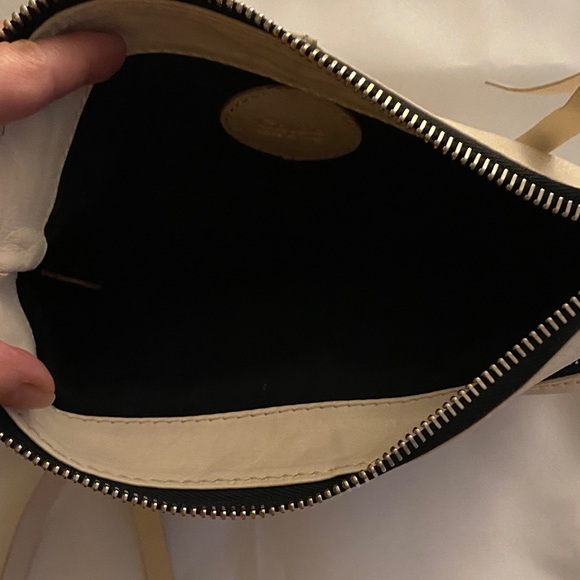 Chloe Leather Clutch with Zipper Detail - Picture 5 of 12